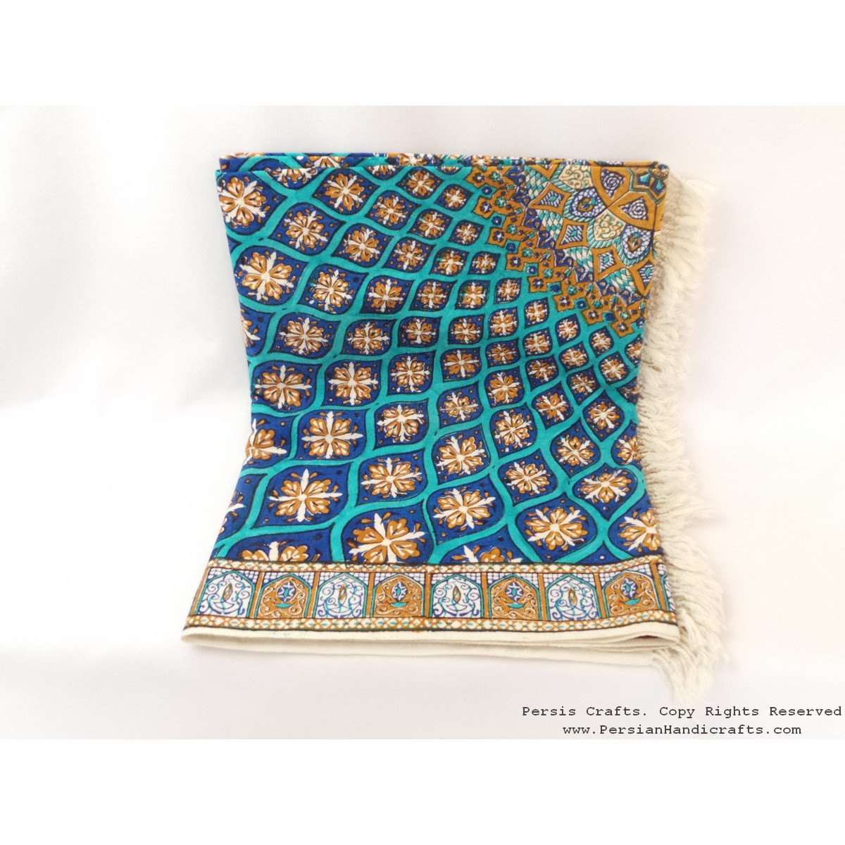 Persian Tapestry (Ghalamkar) Rug Style Tablecloth HGH3607 Persiada